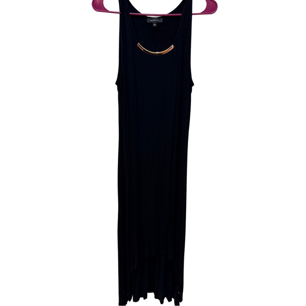 Lush Black High Low Sleeveless Dress